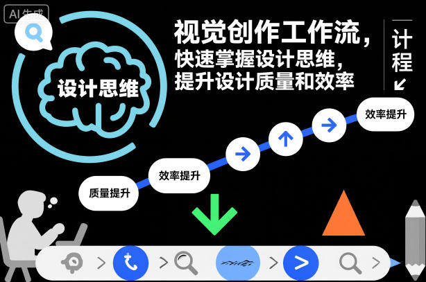 视觉创作工作流,快速掌握设计思维,提升设计质量和效率-优优云网创